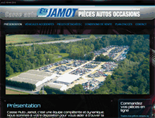 Tablet Screenshot of casse-auto-jamot.com